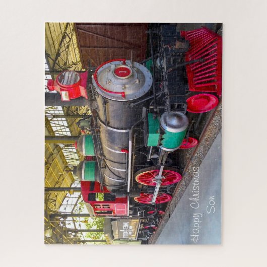 kerstzoon legpuzzel (Verticaal)