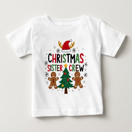 Kerstzuster Crew Festive Gemberkoek Vrienden  (Voorkant)