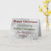 Kerstzuster en alle familie over de hele linie kaart (Gele Bloem)