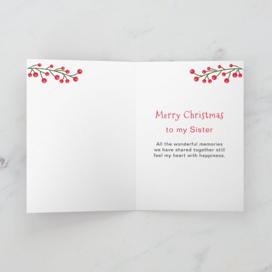 kerstzuster, gordels en heilig Wenskaart Kaart (Binnen)