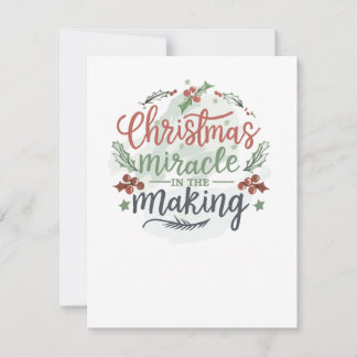 Kerstzwangerschap Aankondiging