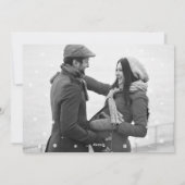 Kerstzwangerschap Aankondiging foto van de stad (Achterkant)