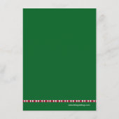 Kerstzwangerschap Foto koninklijke kaart - mammie (Achterkant)