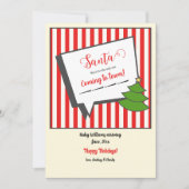 Kerstzwangerschapsaankondiging Aankondiging (Voorkant)