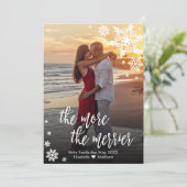 Kerstzwangerschapskaarten Kaart (Staand voorkant)