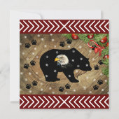 Kerstzwart Beer Bald Eagle Wilderness (Voorkant)
