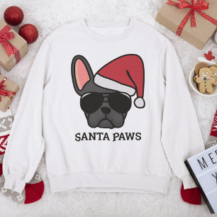 Kerstzwart Bulldog Sweatshirt