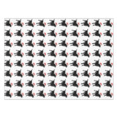 Kerstzwart lab met Pet voor kerstmis Tafelkleed (Voorkant (Horizontaal))