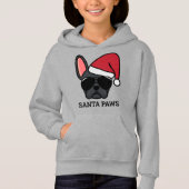 Kerstzwarte Bulldog (Voorkant)