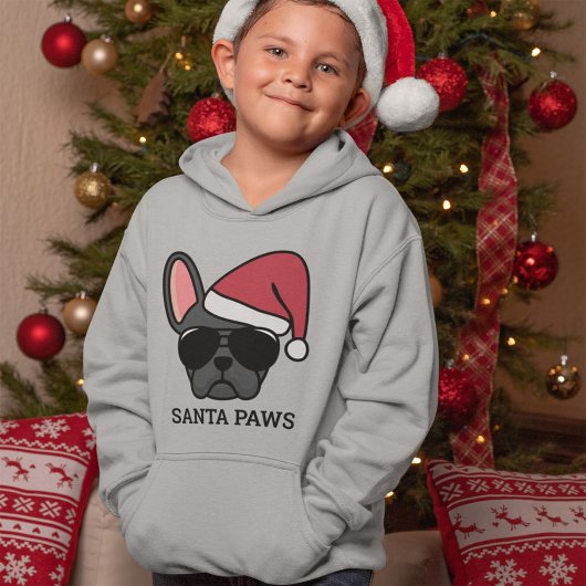 Kerstzwarte Bulldog