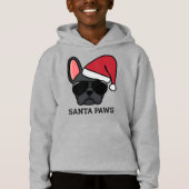 Kerstzwarte Bulldog (Voorkant)