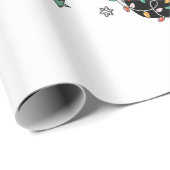 Kerstzwarte katten cadeaupapier (Rol Hoek)