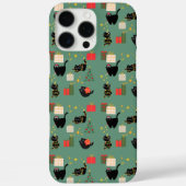 Kerstzwarte katten Case-Mate iPhone case (Achterkant)