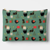 Kerstzwarte katten etui (Voorkant)
