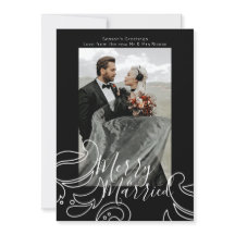 Kerstzwarte kerstavond en gehuwd