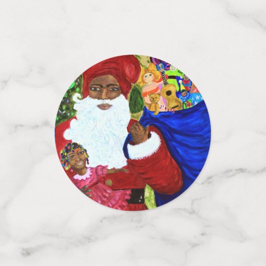 Kerstzwarte kerstkerstkerstkerstkerstConfetti - ta Confetti (Kleine voorkant)