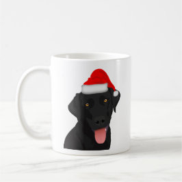 Kerstzwarte labrador Retriever Koffiemok