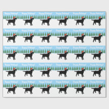 Kerstzwarte labrador Santa Hat