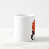 Kerstzwarte standaardpoel koffiemok (Center)