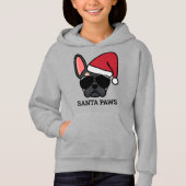 Kerstzwarte Tan French Bulldog (Voorkant)