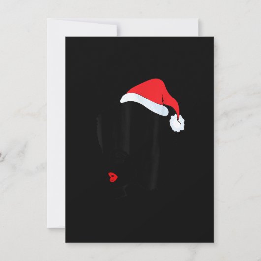 Kerstzwarte vrouwen Afrikaanse kerstman P Kaart (Voorkant)