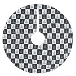 Kerstzwarte witte legante Feestdagen Kerstboom Rok