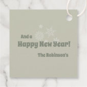 Kerstzweet Victoriaans winterengel CC1189 Bedankjes Labels (Achterkant)