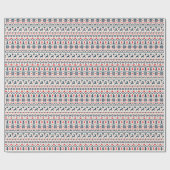 Kerstzweten Cadeaupapier (Vlak)