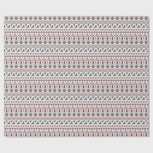 Kerstzweten Cadeaupapier (Vlak)