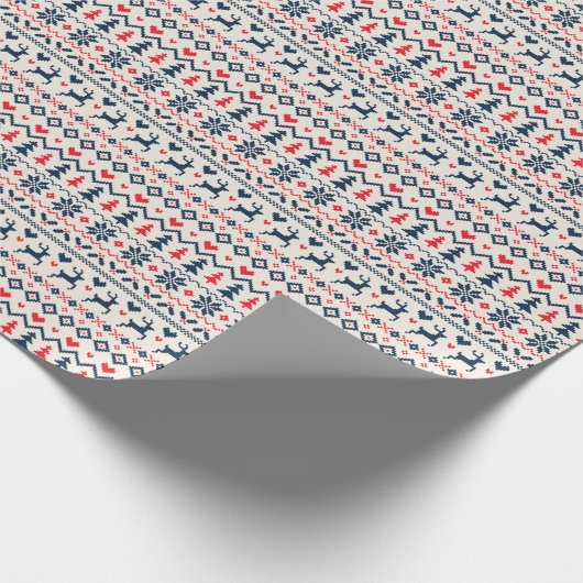 Kerstzweten Cadeaupapier (Hoek)