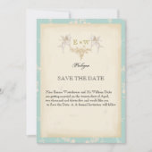  kersub boek met de titel bleek blue Wedding Save The Date (Voorkant)