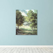 Kerswell, Devon Canvas Afdruk (Insitu (Houten vloer))