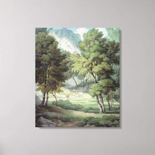 Kerswell, Devon Canvas Afdruk (Voorkant)