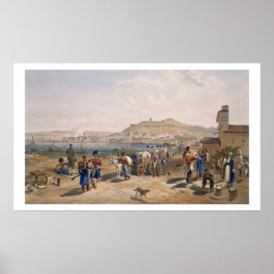 Kerts uit het Noorden, bord uit 'The Seat of War' Poster