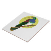 KERURU Wood duiven NZ BIRD Tegeltje (Zijkant)