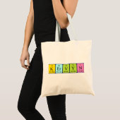 Kervyn periodieke lijstnaam canvas tas (Voorkant (product))