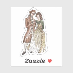 Kes en Violet vinylSticker, op maat gesneden Sticker