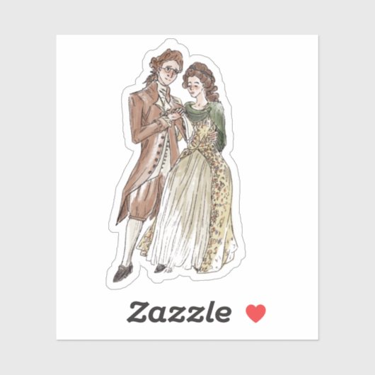 Kes en Violet vinylSticker, op maat gesneden Sticker (Vel)