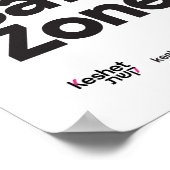 Keshet LGBTQ Safe Zone Poster (Hoek)