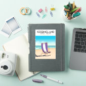 Kessingland, Suffolk Engeland strand reisposter Sticker (iPad Cover)