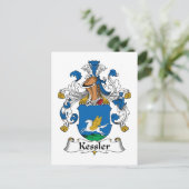 Kessler Family Crest Briefkaart (Staand voorkant)