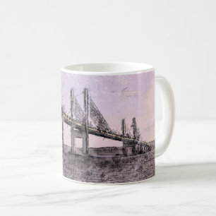 Kessock Bridge Inverness Artistieke Aquarel Koffiemok