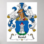 Kestel Family Crest Poster (Voorkant)