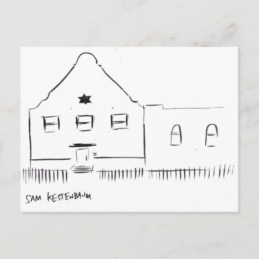 Kestenbaum Bedford-Stuyvesant Synagogue Briefkaart (Voorkant)