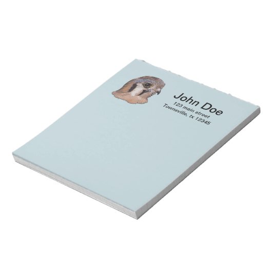 Kestrel Faux Embroidery Notitieblok (Linkerzijde)