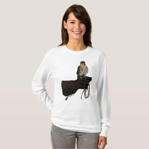 Kestrel op Glove Illustration T-shirt