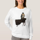 Kestrel op Glove Illustration T-shirt (Voorkant)
