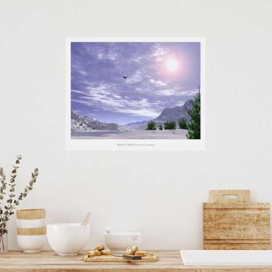 Kestrel Valley Poster (Keuken)