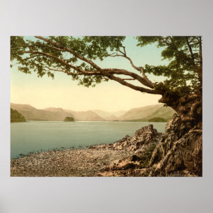 Keswick I, Derwentwater, Lake District, Engeland Poster