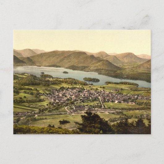 Keswick II, Derwentwater, Lake District, Engeland Briefkaart (Voorkant)